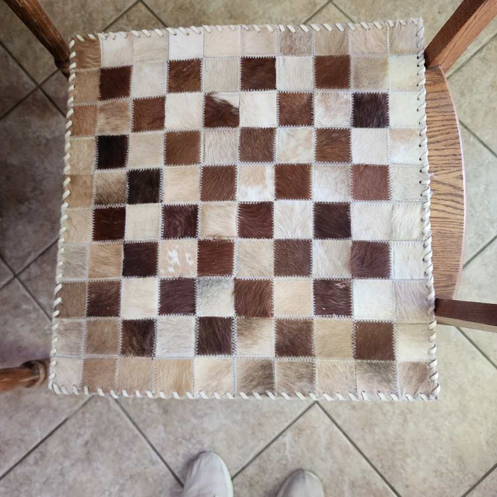 Animal hair checkerboardthe size is 20x20